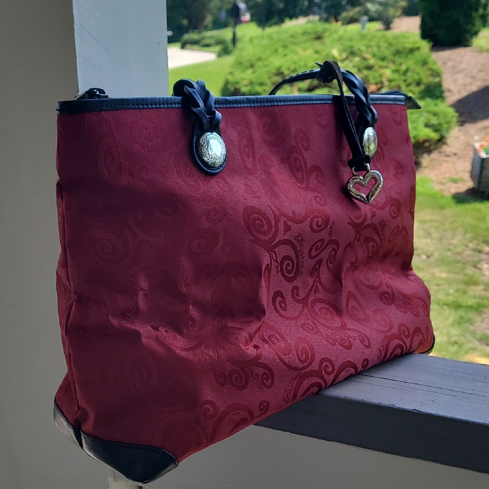Elegant Red Patterned Women's Bag Brighton